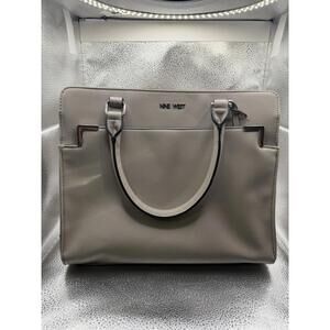 Nine West Canbury Light Slate Gray Leather Women’s Purse